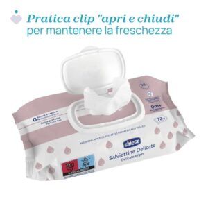 CHICCO SALVIETTE DELICATE 72 PEZZI PLAQUE