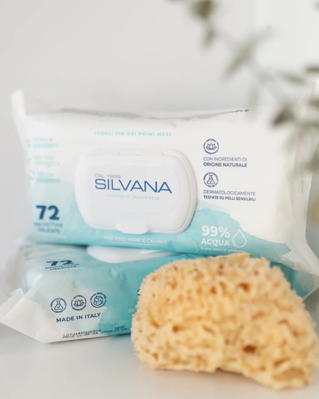 Silvana Salviettine Delicate 72 pezzi - immagine 2